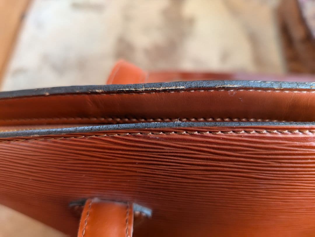 ルイヴィトン　エピ　トートバッグ　サンジャック　茶色