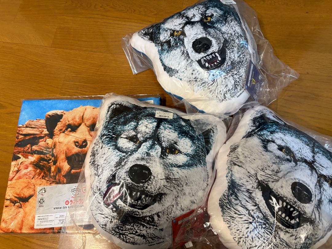 MAN WITH A MISSON 一番くじ クッション ラストワン賞セット