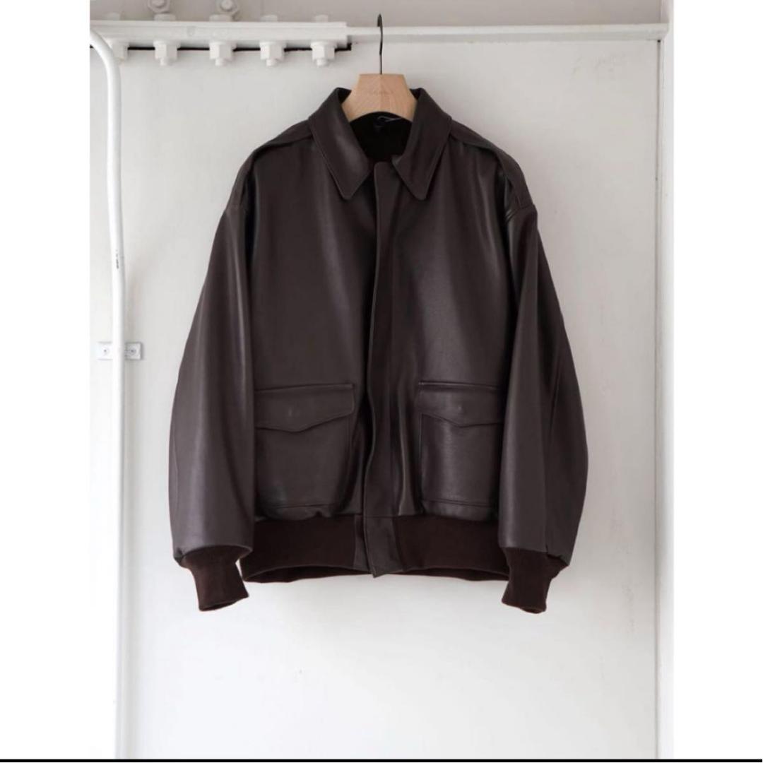 23ss comoli シープスキン A-2ジャケット 2