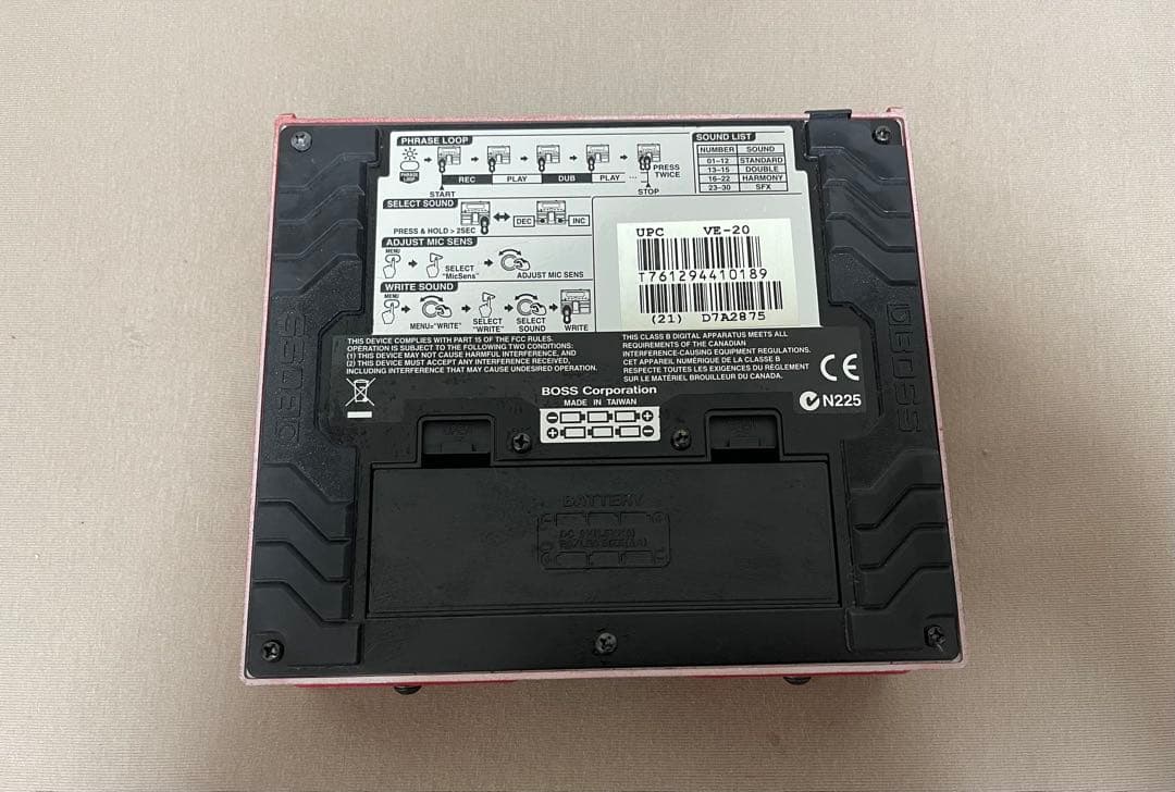 BOSS VE-20 ボーカルプロセッサー