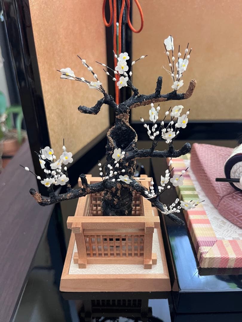 【送料込】雛人形　初代石川潤平　伝統工芸品　木目込み　ひな祭り