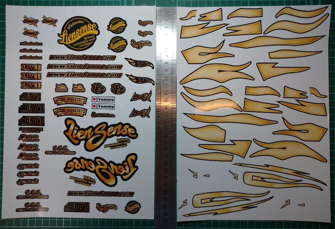 2セット商品　LienSense シールステッカー & カッティングステッカー