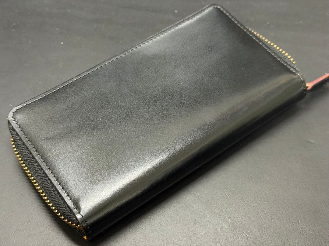 GANZO シンブライドル　4本挿しペンケース　ブラック　ブライドルレザー