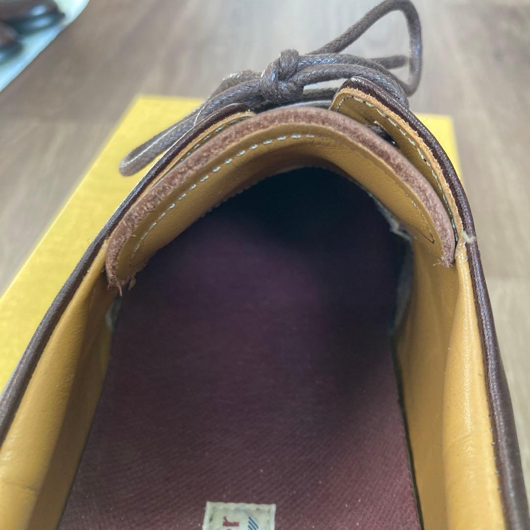 ヒロポン　リーガルウォーカー プレーントゥ ダークブラウン