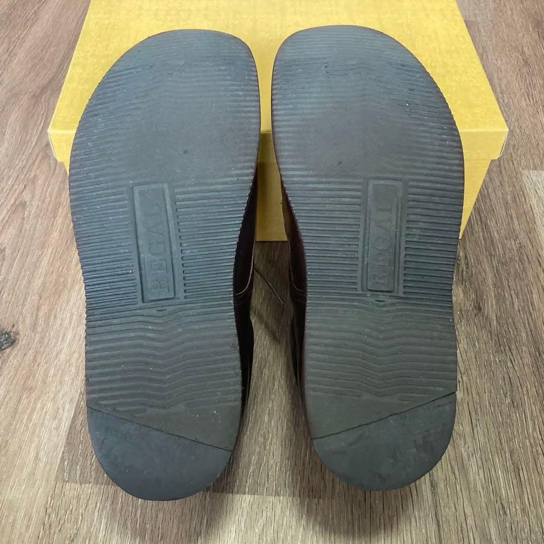 ヒロポン　リーガルウォーカー プレーントゥ ダークブラウン