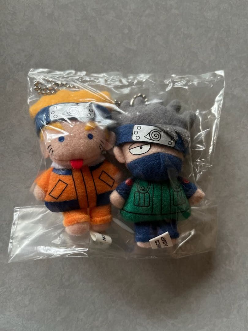 NARUTO　うずまきナルト・はたけカカシ　キーチェーンマスコット　新品未開封
