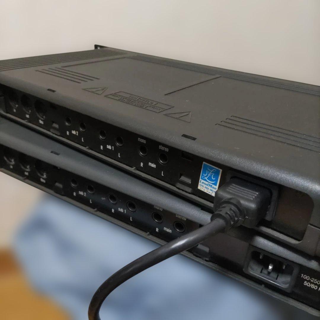 E-MU PROTEUS/1(通電なし)と PROTEUS/2 (通電確認)