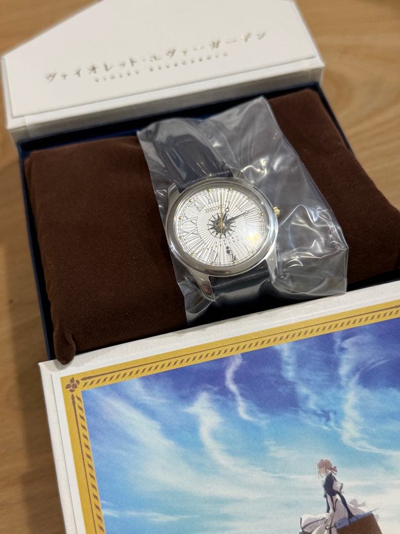 ヴァイオレット エヴァーガーデン セイコー メモリアルウオッチ 腕時計 レザー