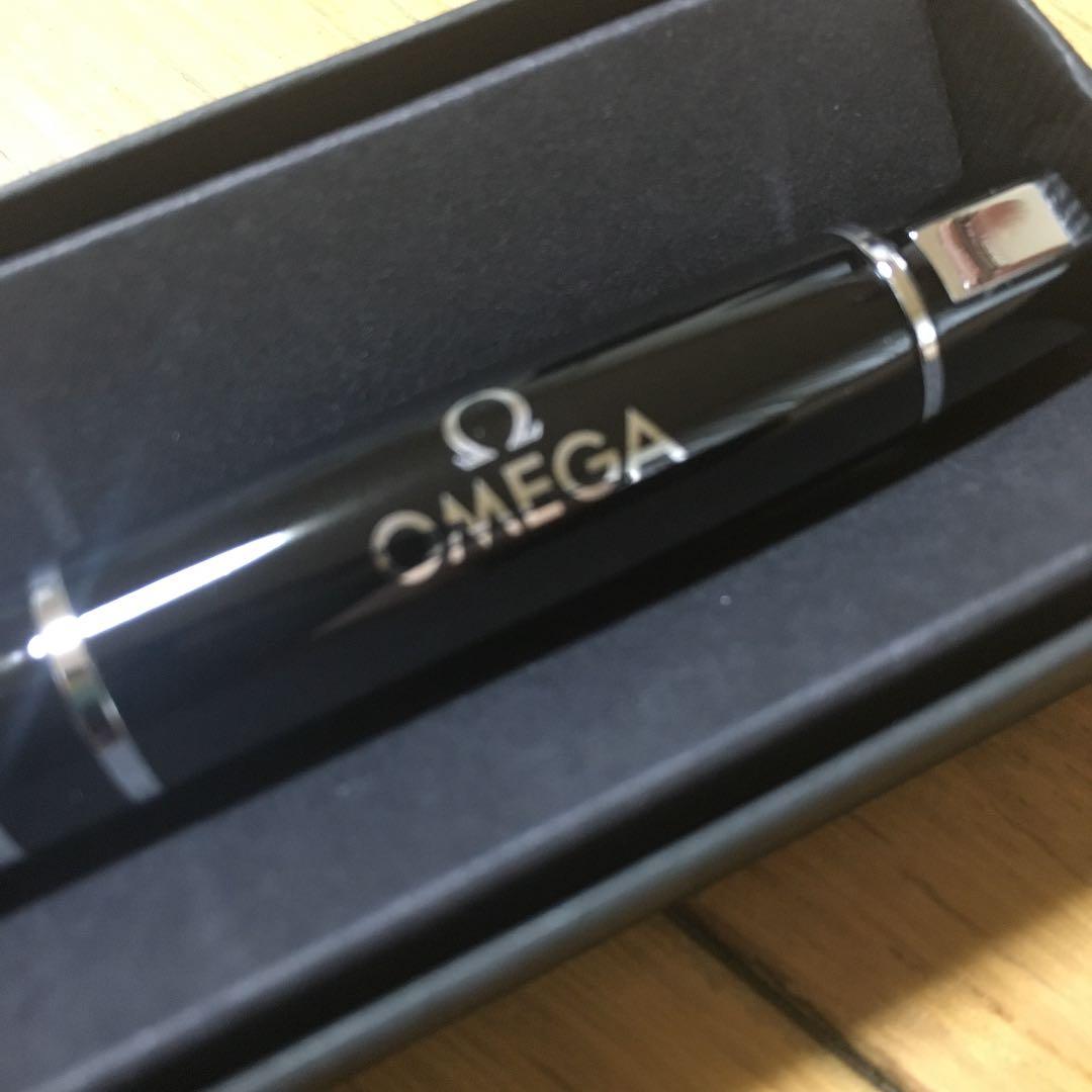 オメガ ボールペン 非売品 レア 限定　ブラック