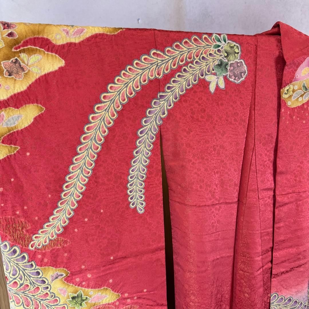 振り袖 辻ヶ花 ピンク 成人式 結婚式 帯セット 振袖 着物