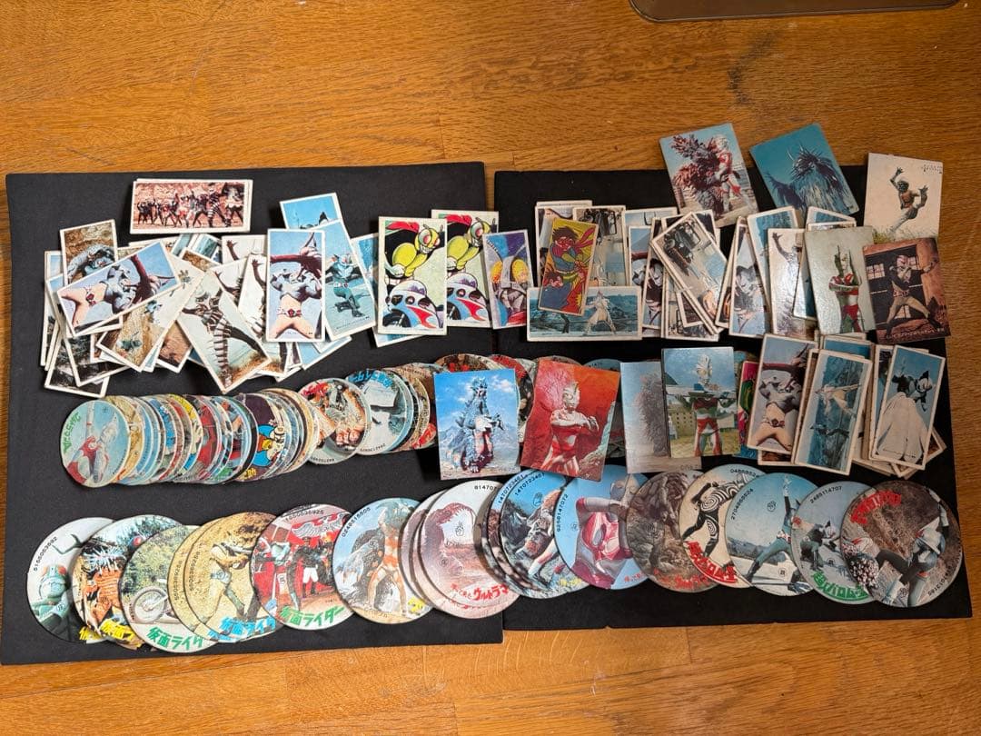 昭和レトロ　超貴重品　カルビー仮面ライダー 他　懐かし ヒーローカード他