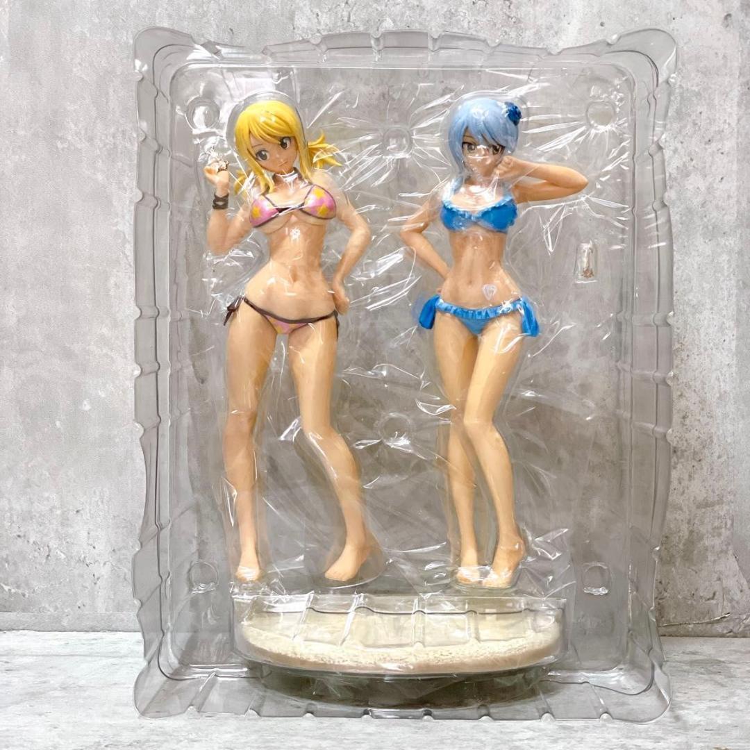 未開封 300個限定 フェアリーテイル ルーシィ＆ユキノ日焼けVer フィギュア