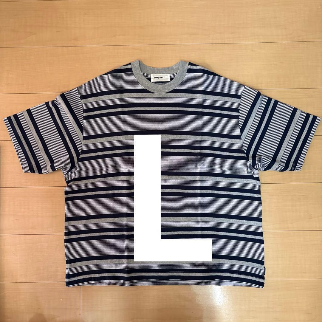 everyone border S/S Tee Lサイズ