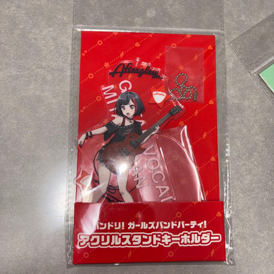 バンドリ！　キャンペーン　直筆サイン入りアクリルスタンドキーホルダー5点セット