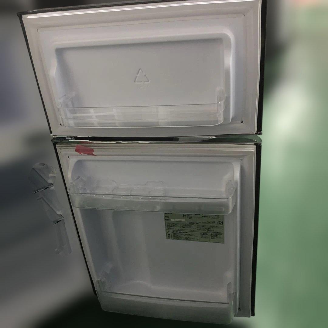 ノンフロン冷凍冷蔵庫 PRR-082D-B 株式会社オーヤマ 2021年製