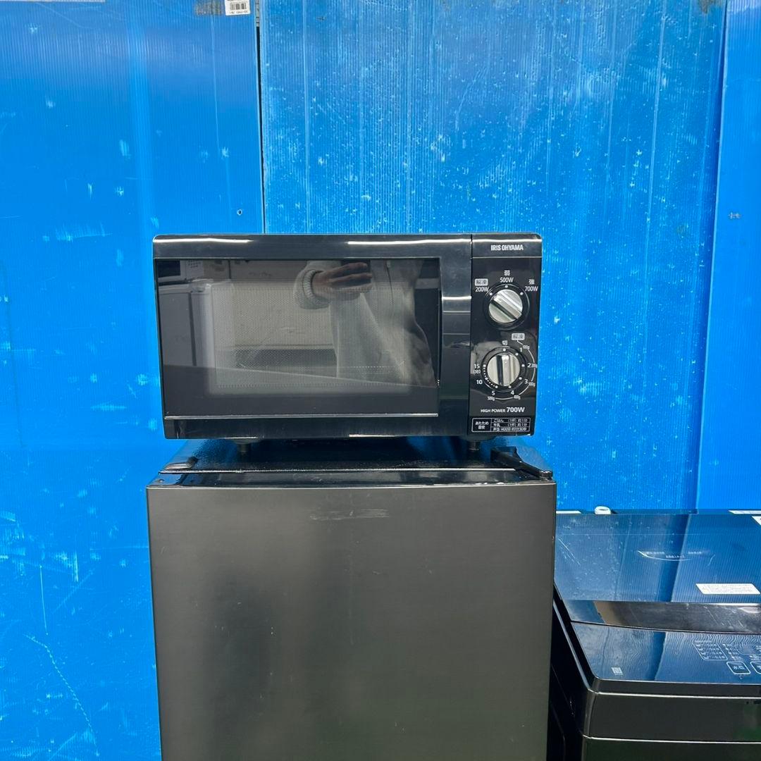 54Z 冷蔵庫 洗濯機 電子レンジ ブラック 黒 一人暮らし 3点セット 高年式