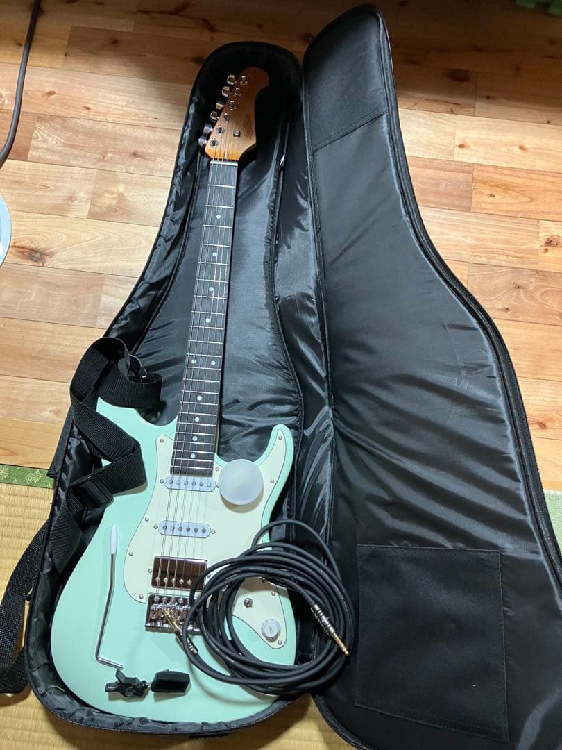 ミントグリーン ギターセット