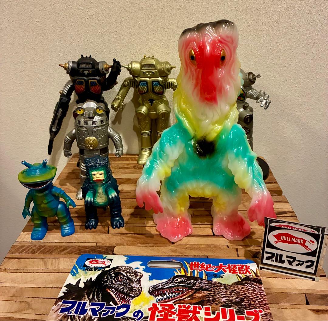 電*ん様 ブルマァク ヘドラ スタンダードサイズ フィギュア ソフビ　おまけ多数