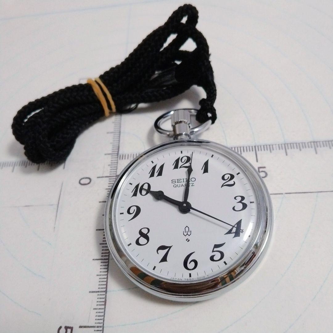 稼働美品　SEIKO 諏訪懐中時計 高崎駅開業100周年記念　7550−0010
