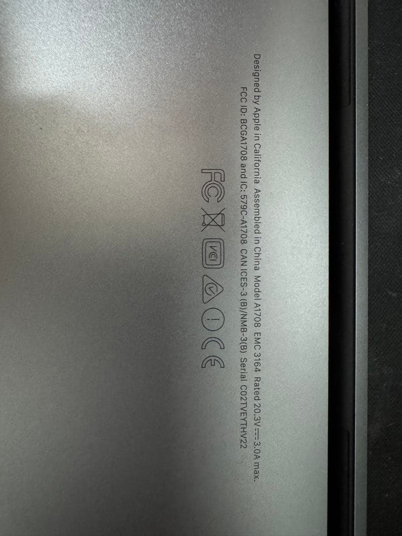 【ジャンク】MacBook Pro 13-inch 2016