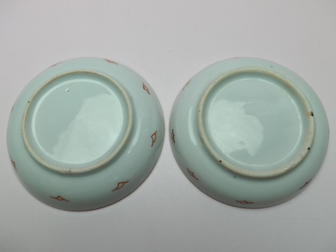 時代物 色絵 錦手 小花紋 小皿 10客 TN 82 70816