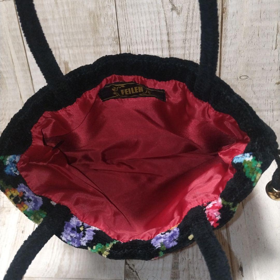 美品　フェイラー　サンリオ　ハローキティ　手付き巾着