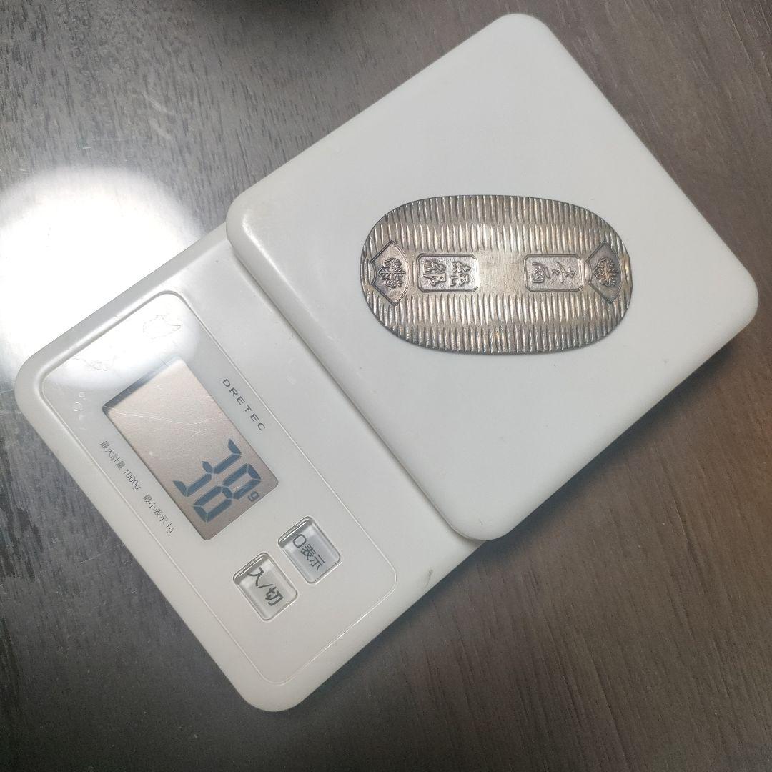 純銀製 慶長小判37.5g
