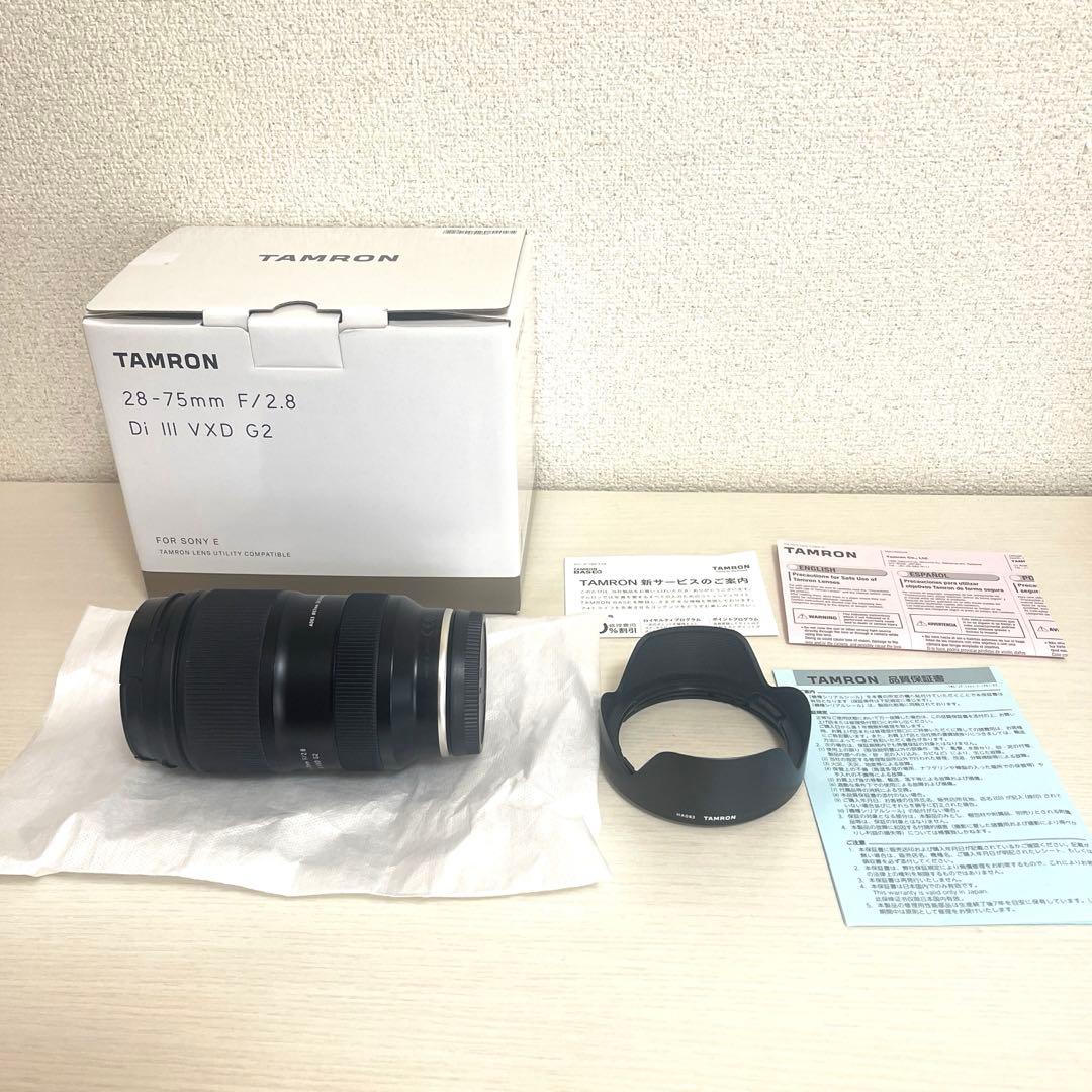 レンズ(ズーム) tamron 28-75 f2.8 di iii vxd g2