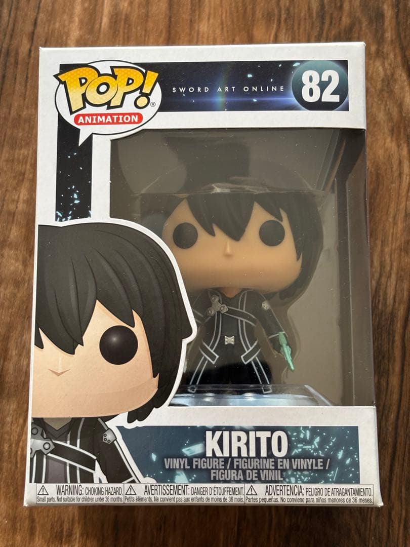 日本未発売 FUNKO POP 82 ソードアートオンライン キリト