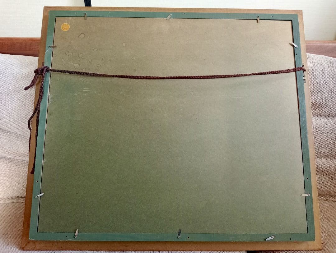 額縁付 １点物 油彩画 黒沢久 風景画『オンフルール』56 × 63cm