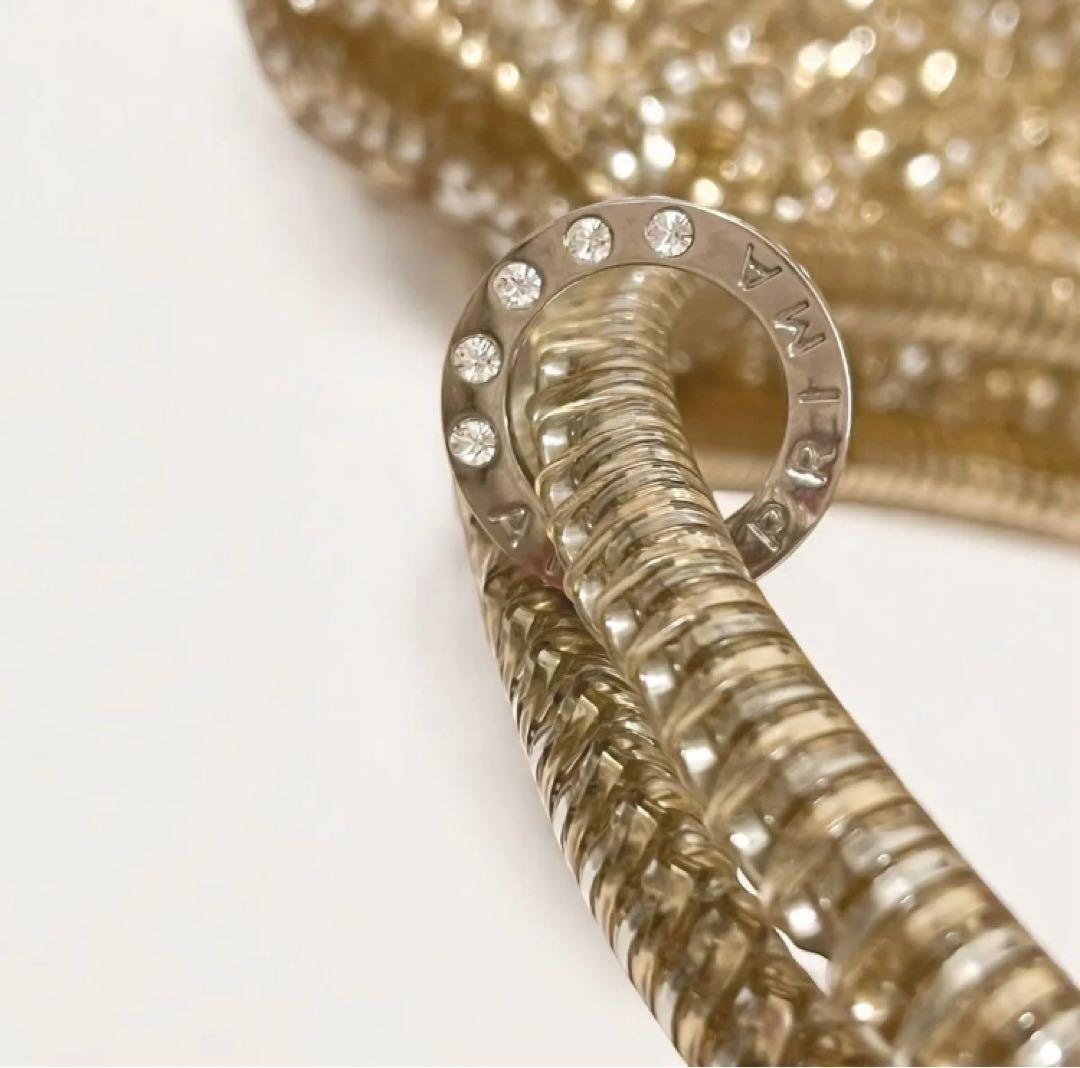 アンテプリマ バスケット シルバーゴールド ワイヤーバッグ