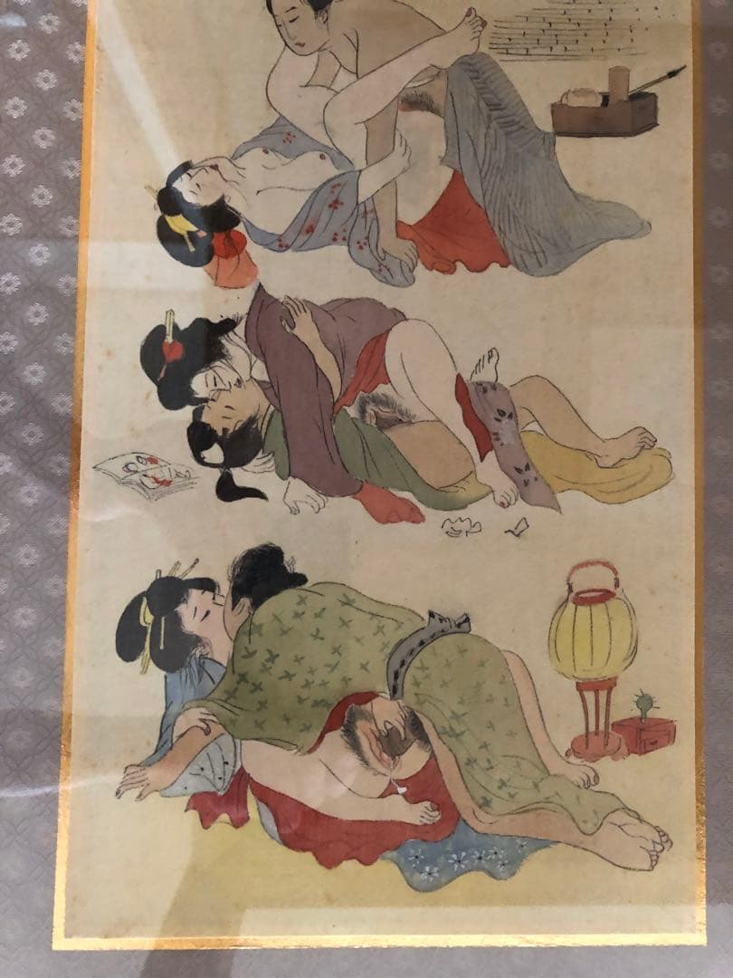 春画 アンティーク 絵画