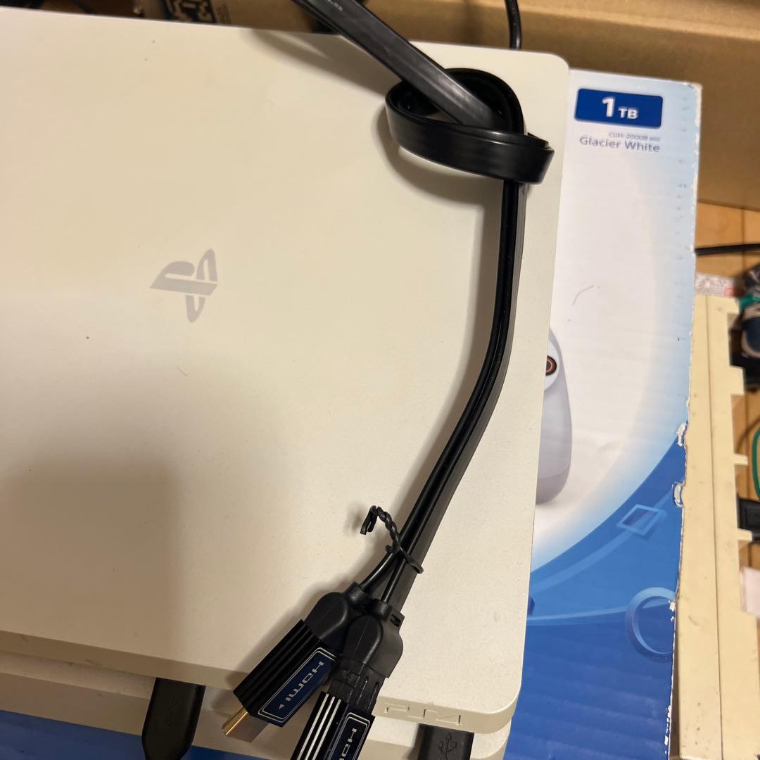 プレイステ4. 1TB ホワイほんたいロマンシングサガリベンジおぶセブン付き