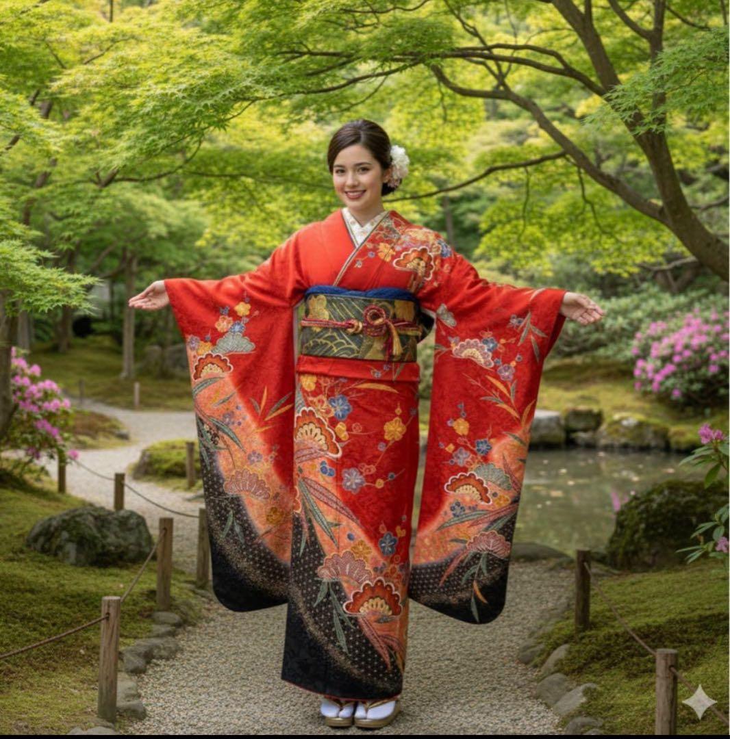 振袖フルセット➕半衿付き長襦袢セット✨