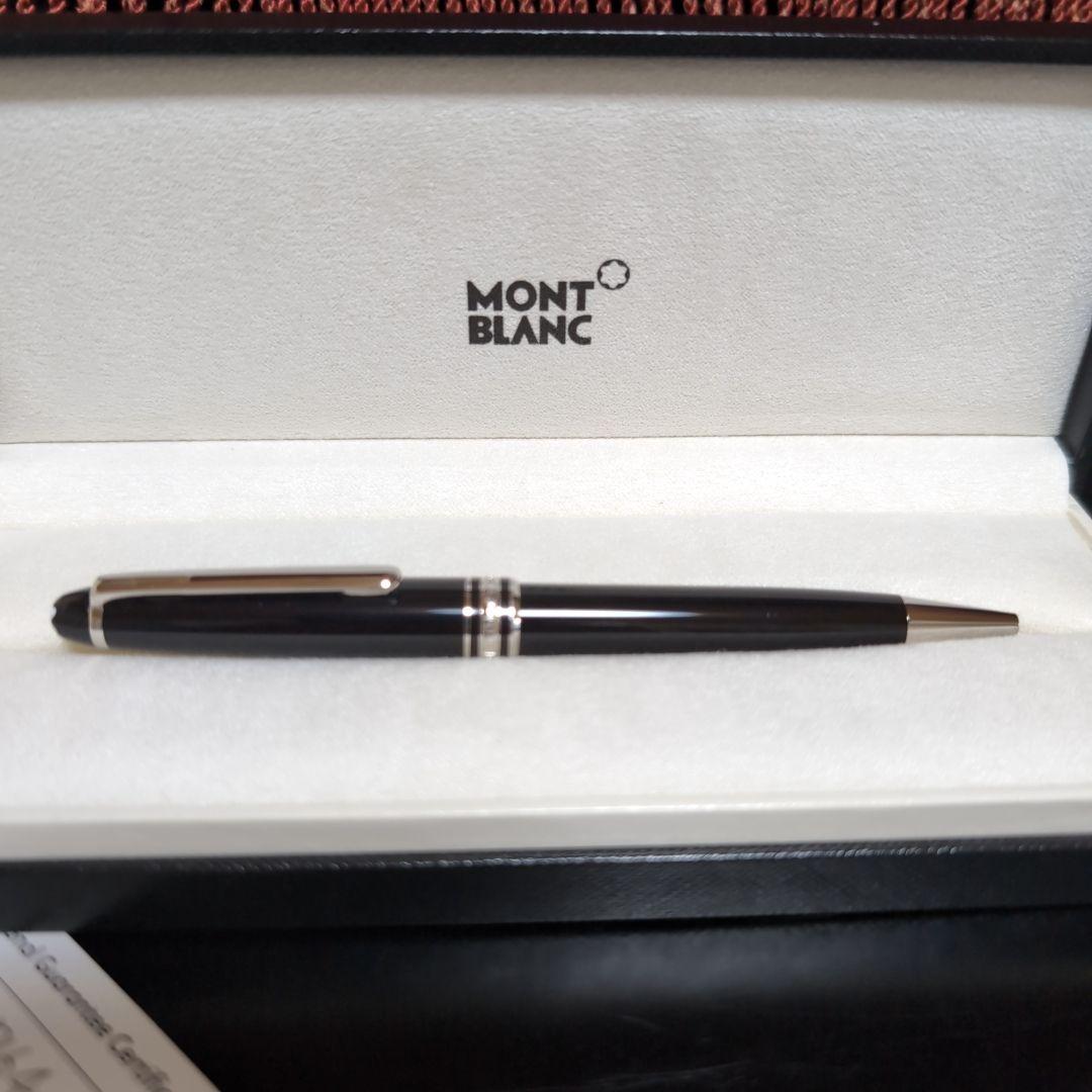 【未使用品♪】 モンブラン 164 ボールペン プラチナ × ブラック