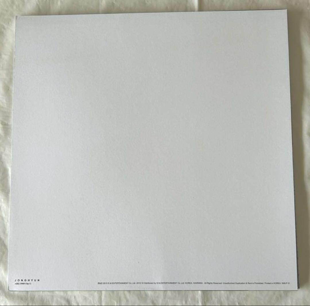 ジョンヒョン　Op.1 小品集　レコード　LP SHINee レア　ソロ