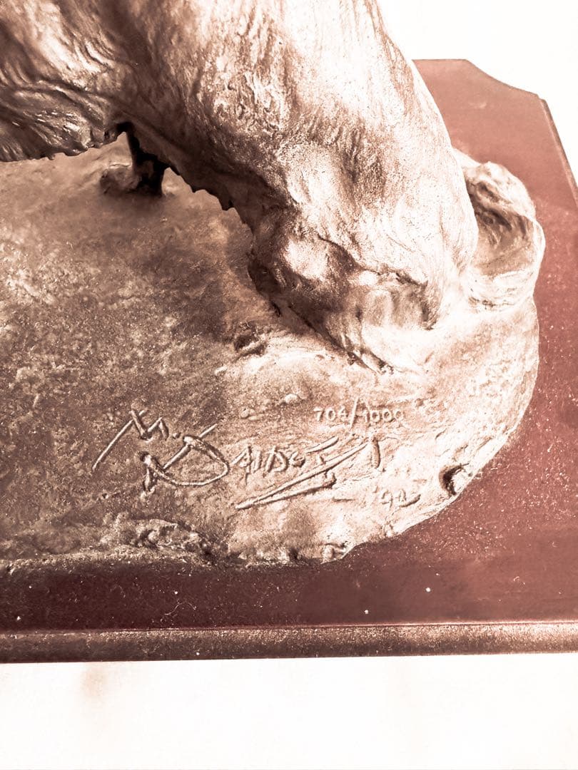 【真作・定価20万円】 大道寺 光弘 作『FRIENDS』　高級　ブロンズ像