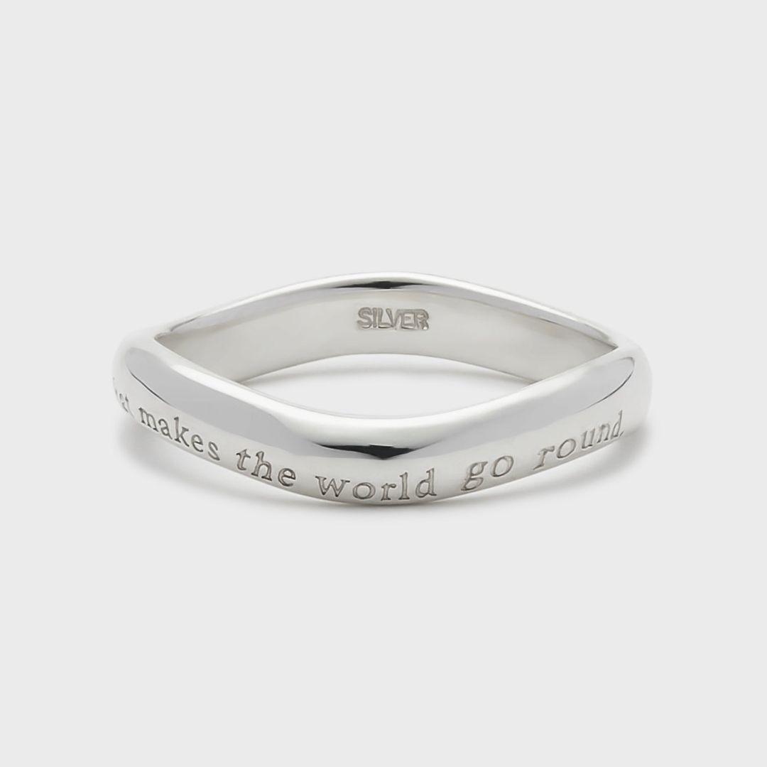 NOJESS　【新品未使用】★メッセージシルバーリング★13号