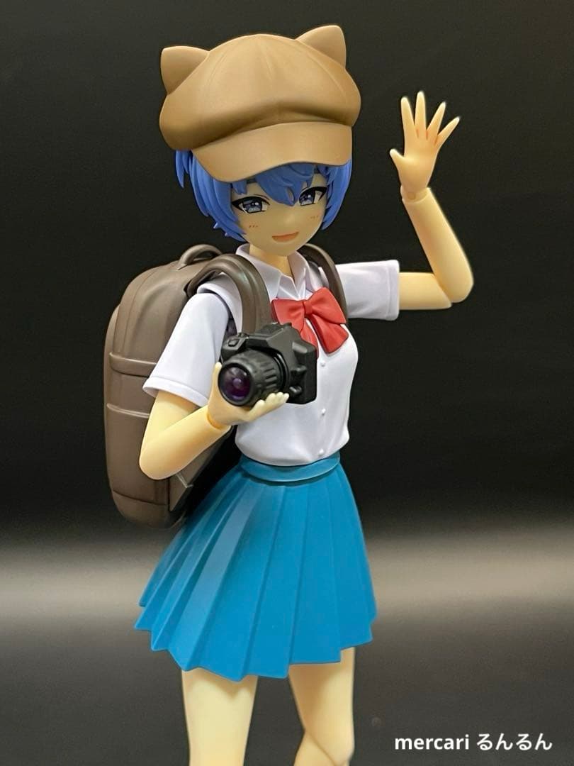 創彩少女庭園　虹村 映美　綾波レイカラーver＋モトコンポNERV塗装完成品