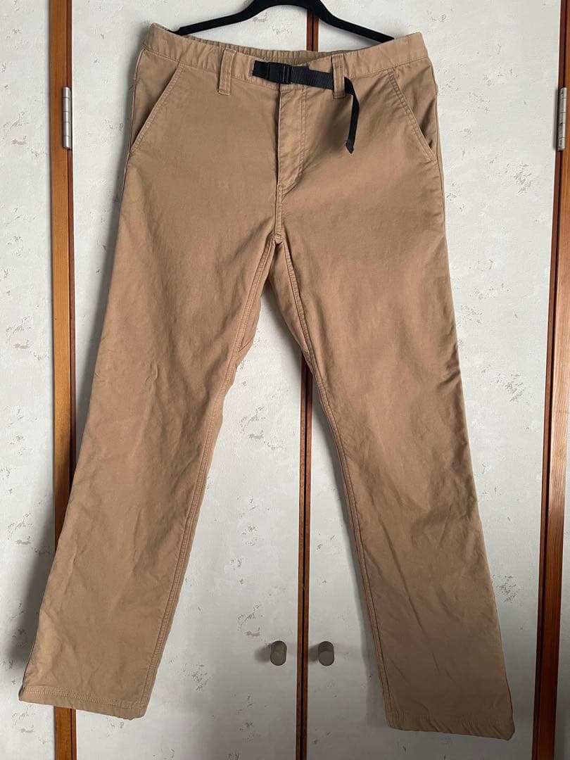 レア ノースフェイス 極暖パンツ チノパン ベージュ L