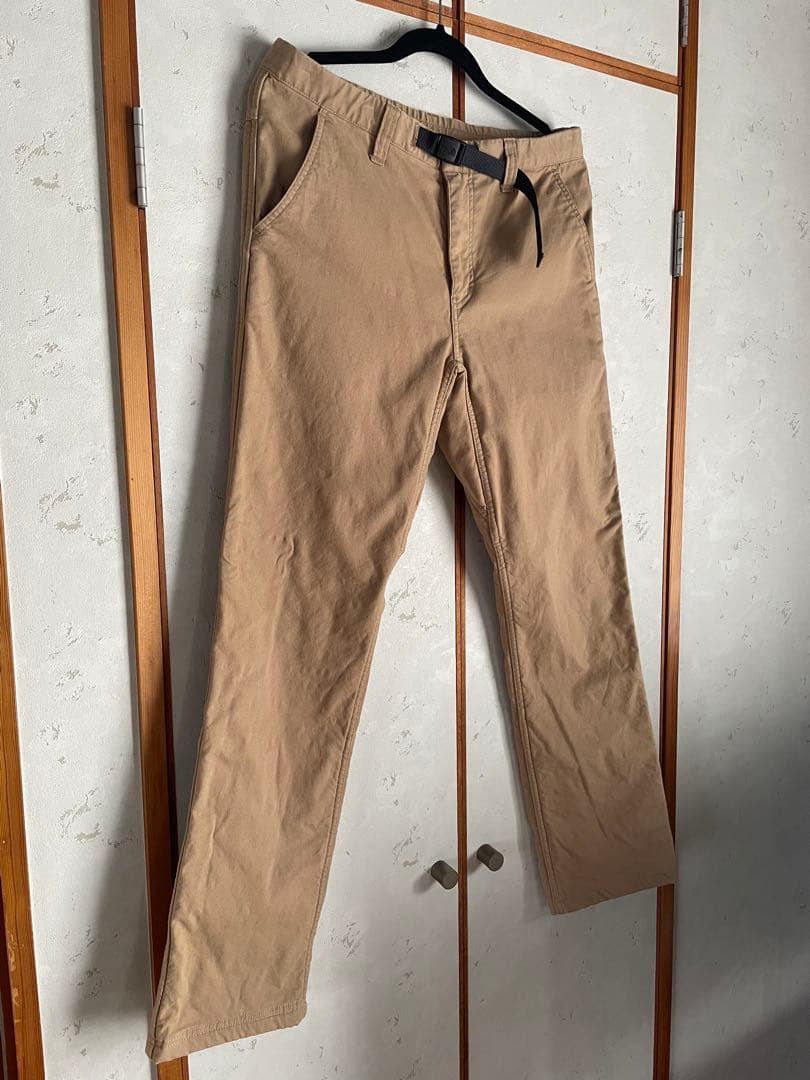 レア ノースフェイス 極暖パンツ チノパン ベージュ L