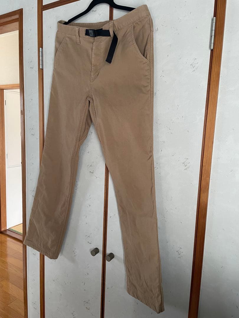 レア ノースフェイス 極暖パンツ チノパン ベージュ L