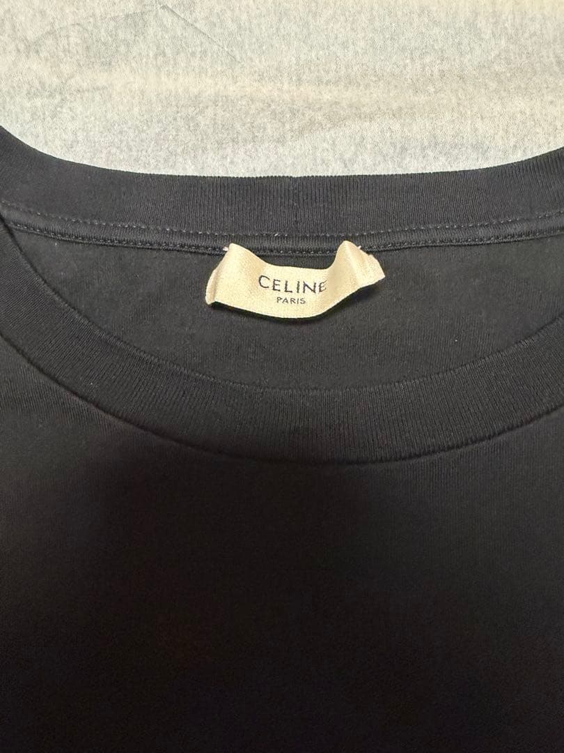 【国内正規品】CELINE ブラック ロゴ Tシャツ 定価8万