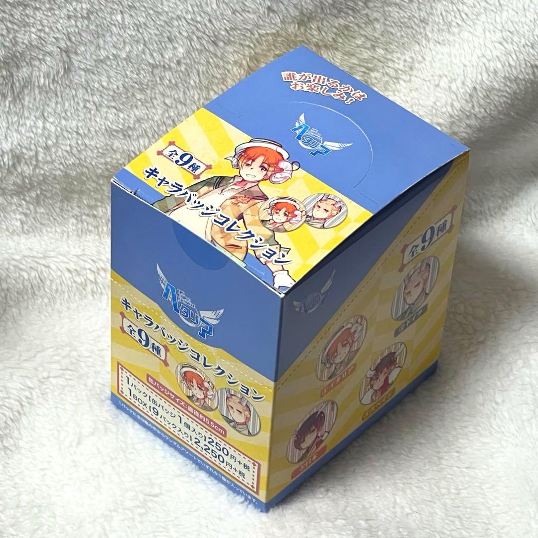 ヘタリア　つのたりあ　キャラバッジ　一箱（9個入り）