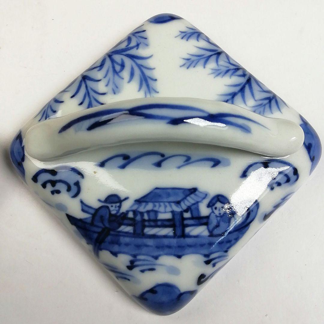 Ｗ１２９　香合　『隅田川　香合』『高野昭阿弥 造』　共箱　茶道具