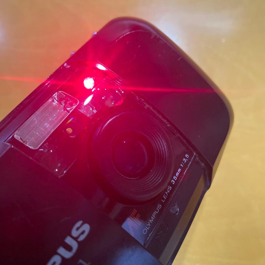 OLYMPUS μ-1 通電確認　ジャンク