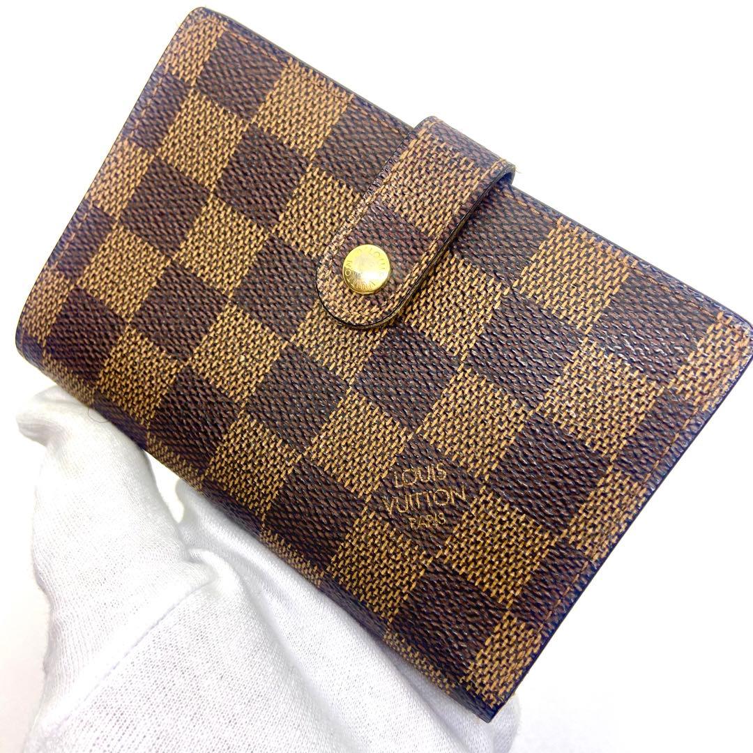 ルイヴィトン ダミエ ポルトフォイユ　ヴィエノワ がま口　財布