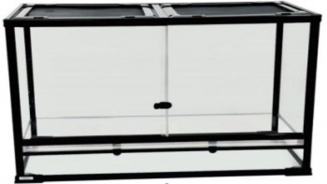 自社製組み立て式爬虫類両生類ケージガラス飼育ケージ120x60x120cm引取り