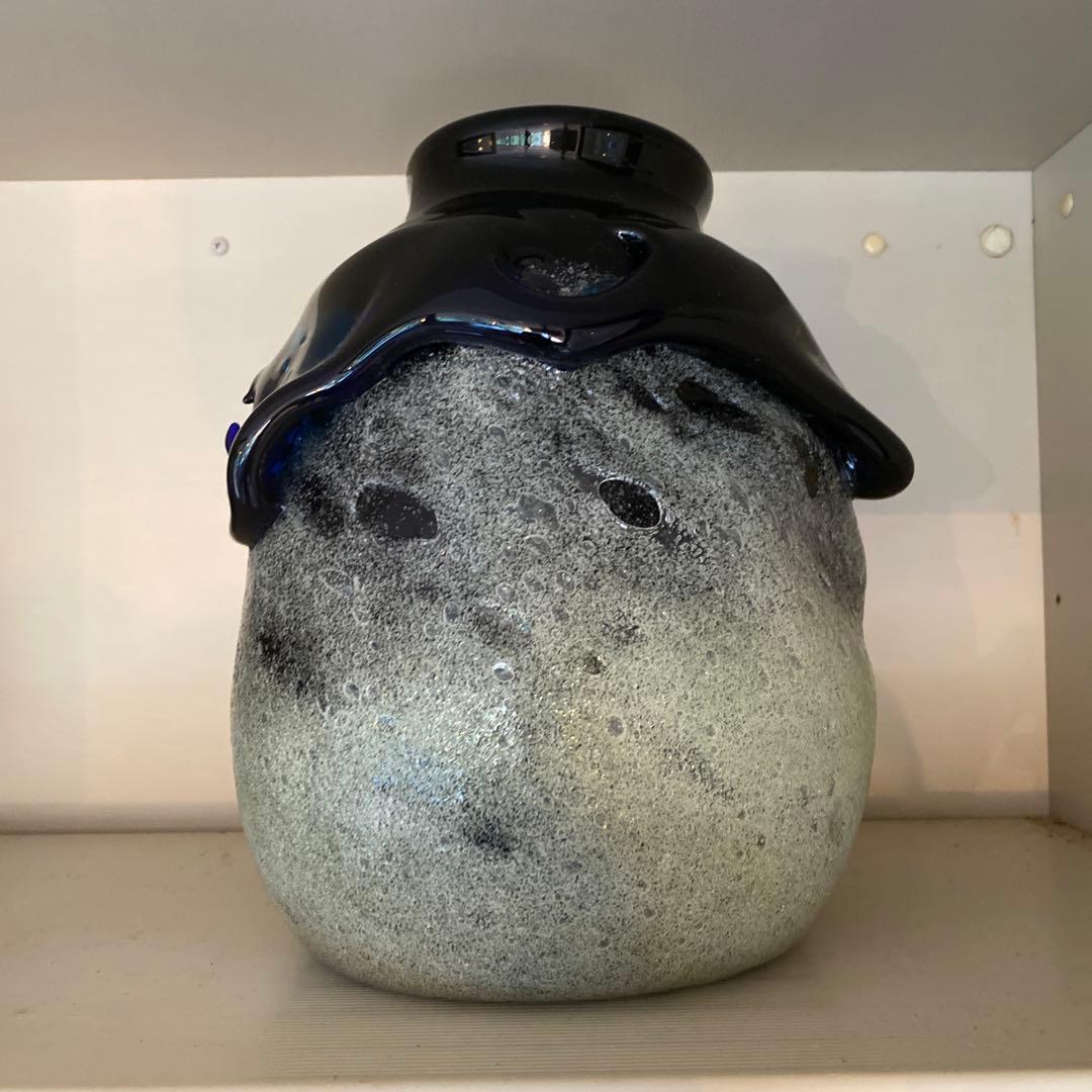 琉球ガラス　大型花瓶