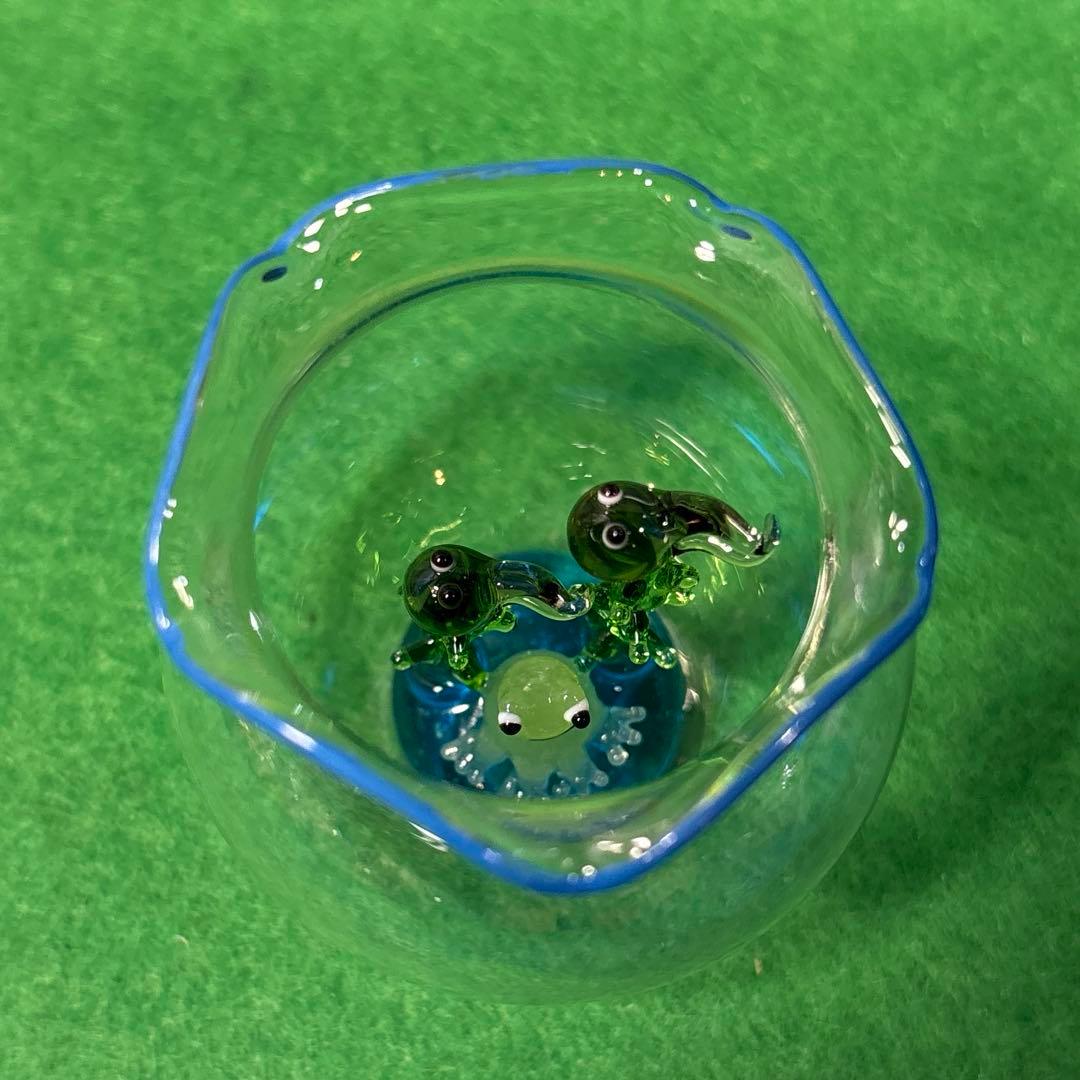 ロータス　ガラス細工　ミニチュア